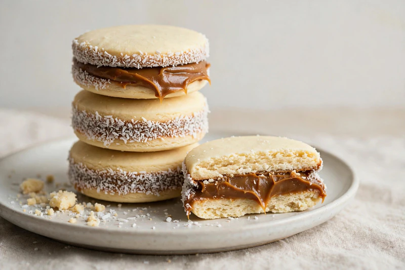 Alfajores argentins au dulce de leche