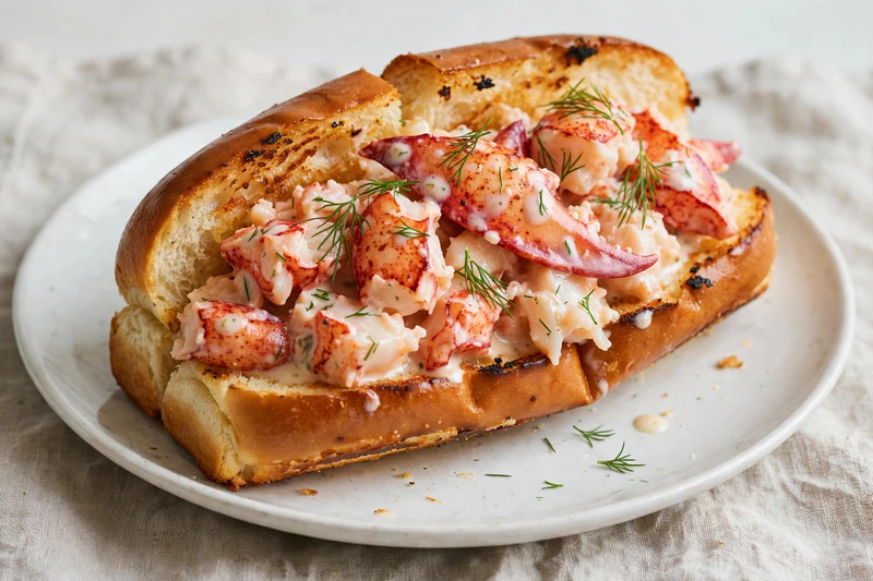 Rouleaux de homard à l’aneth