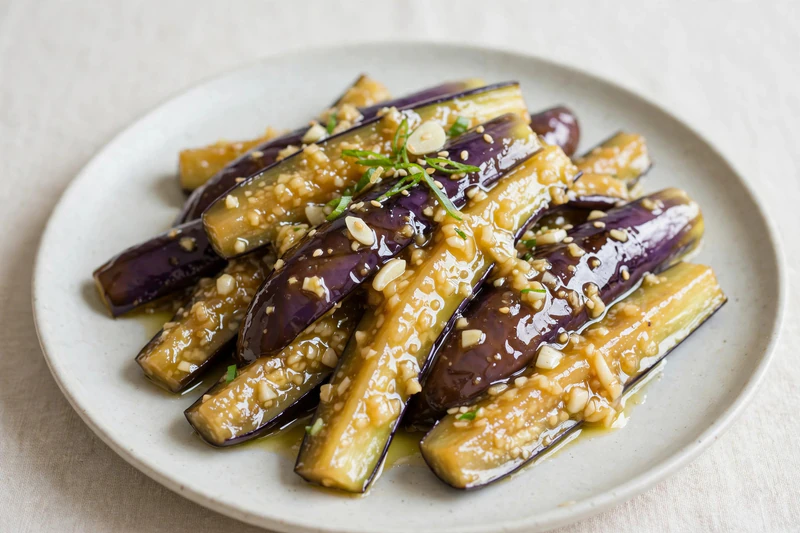 Aubergines chinoises à l’ail