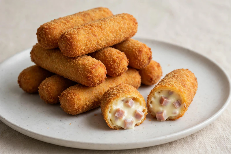 Croquetas espagnoles au jambon et béchamel