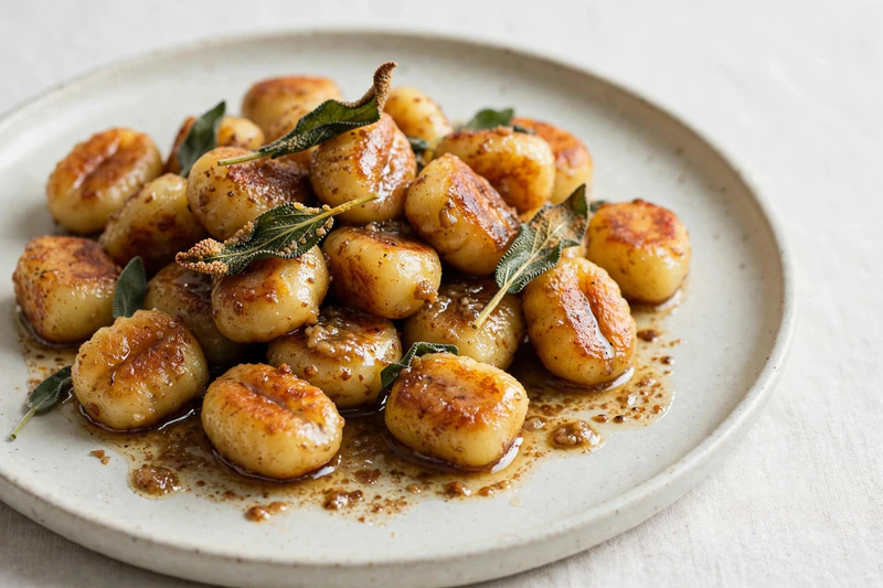 Gnocchis poêlés au beurre de sauge