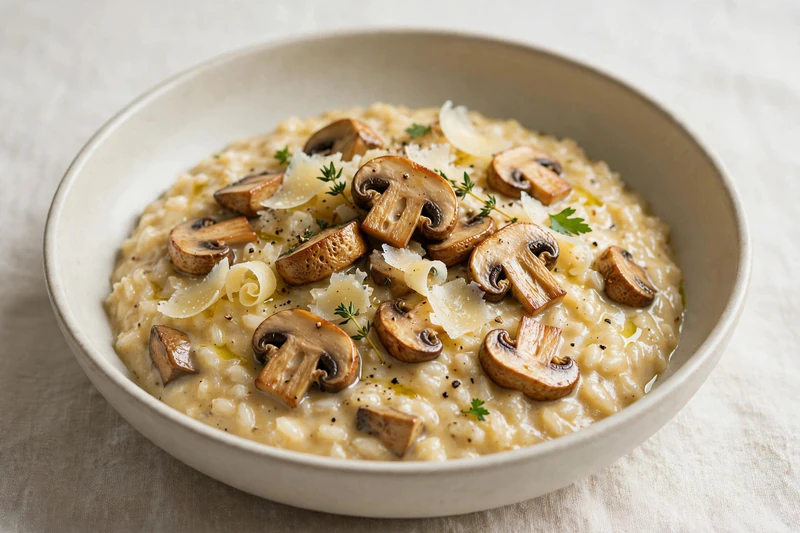 Risotto aux cèpes et parmesan