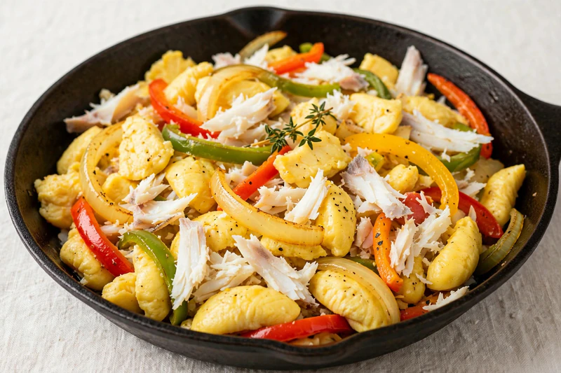 Ackee et morue salée jamaïcains