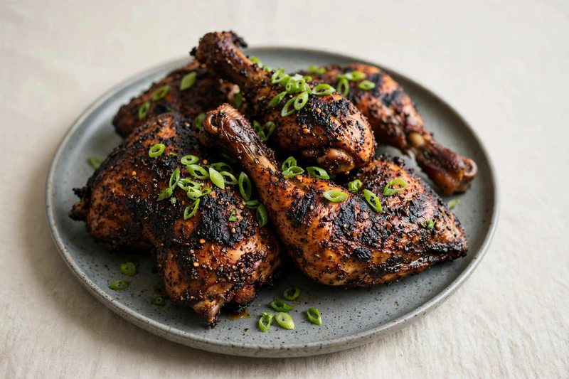 Poulet jerk jamaïcain au piment Scotch bonnet