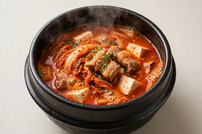 Kimchi jjigae au porc et tofu