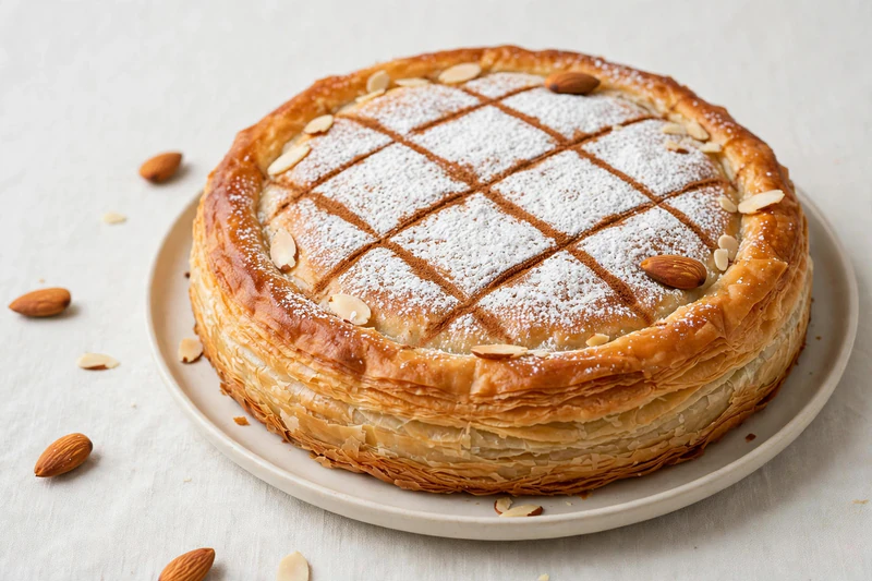 Pastilla marocaine au poulet et amandes