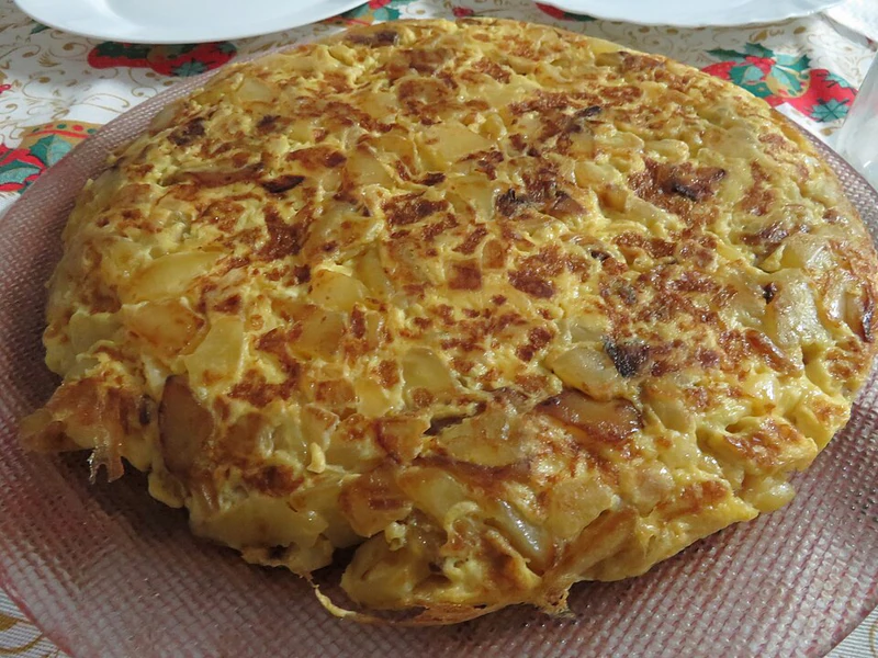 Tortilla espagnole aux pommes de terre