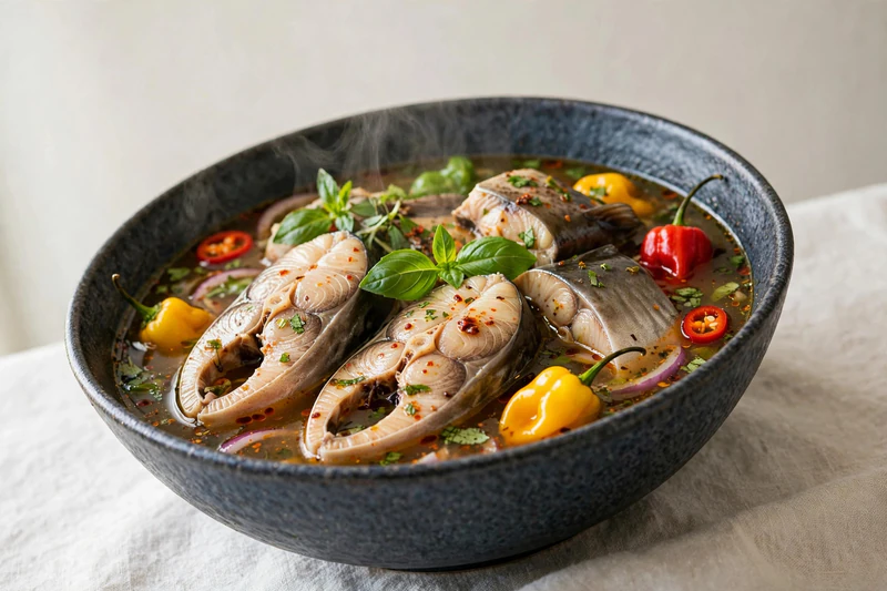 Soupe nigériane de poisson au poivre