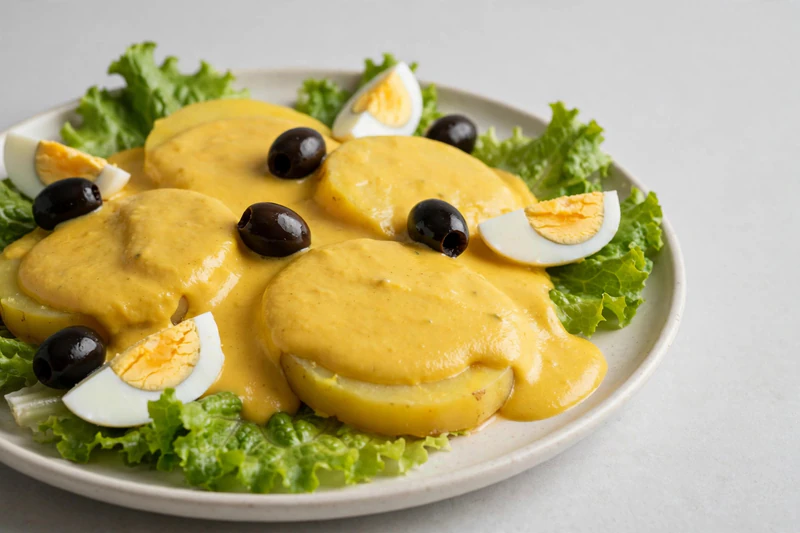 Papas a la huancaína péruviennes