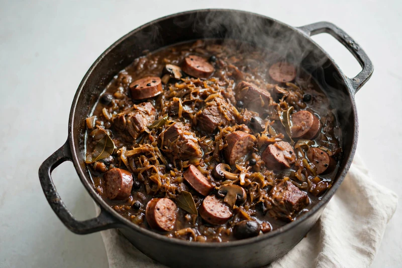 Polish Pork and Sauerkraut Bigos