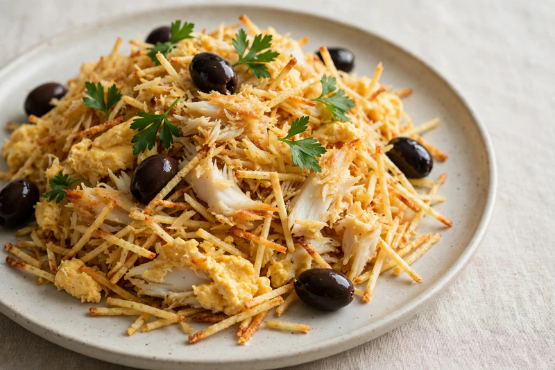 Bacalhau à Brás aux pommes paille