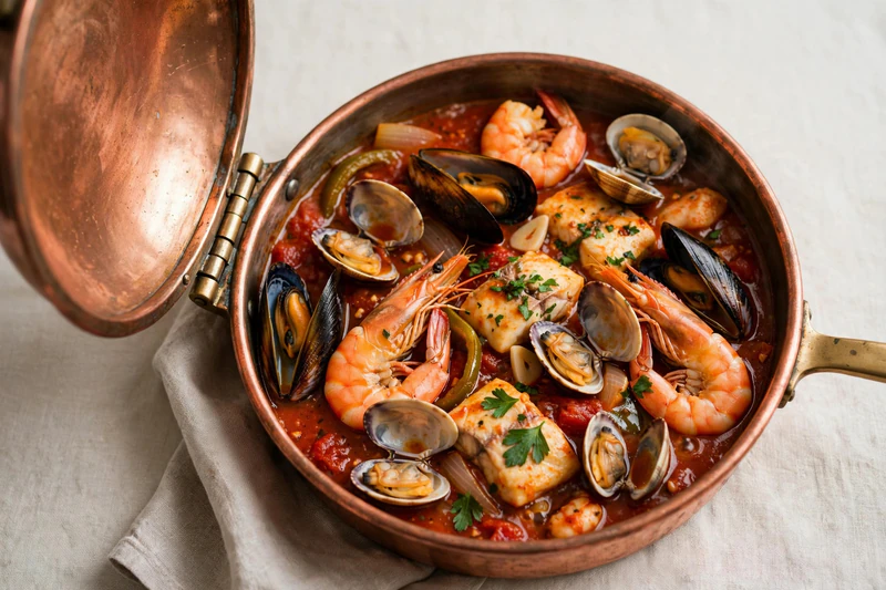 Cataplana de fruits de mer de l’Algarve