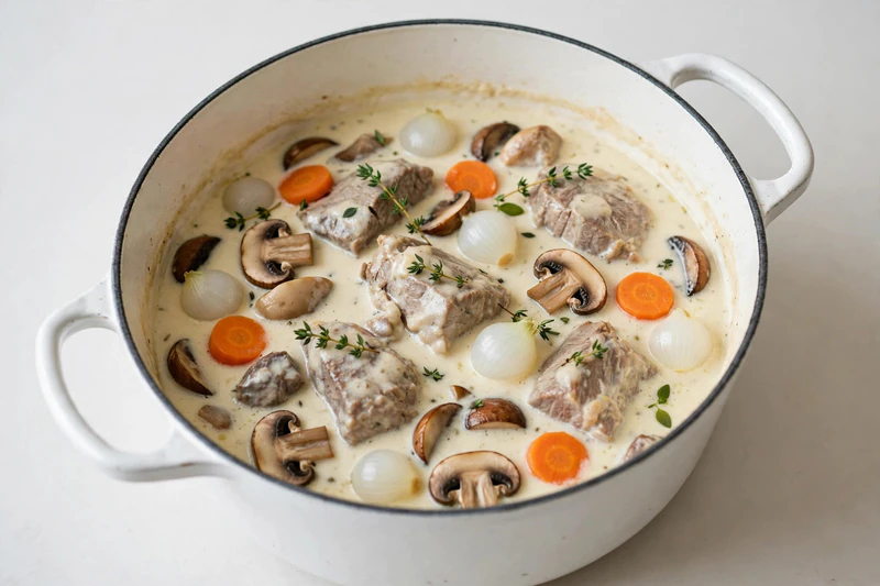 Blanquette de veau à l'ancienne