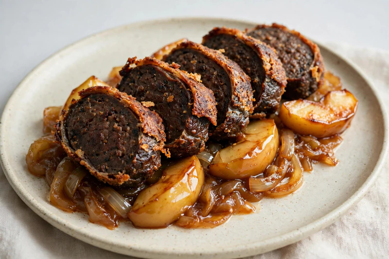 Boudin noir poêlé aux pommes