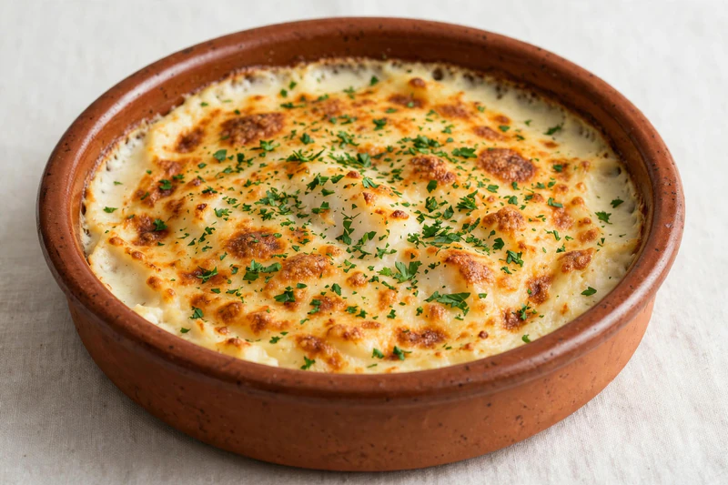 Brandade de morue salée à la gaspésienne