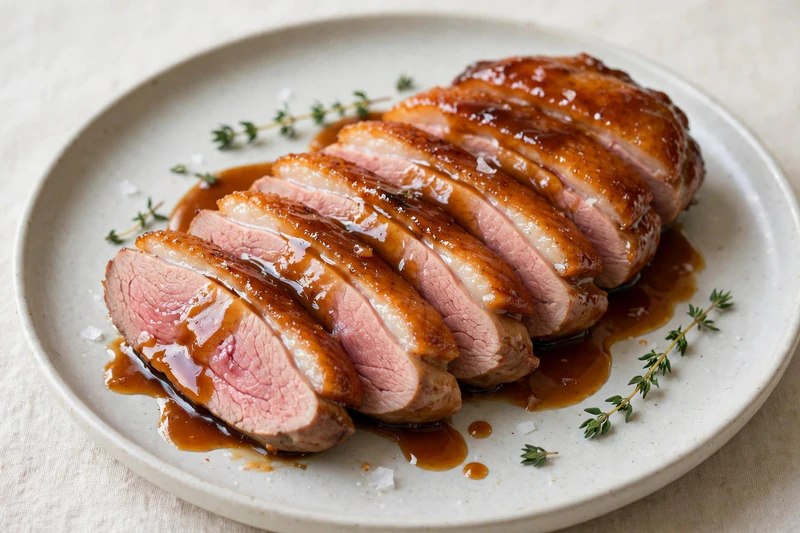 Maple-Lacquered Lac Brome Duck Breasts