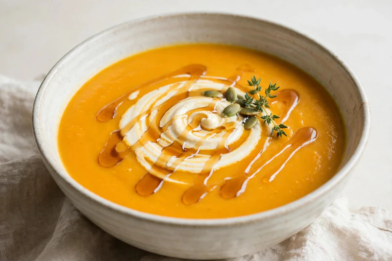 Crème de courge musquée à l'érable