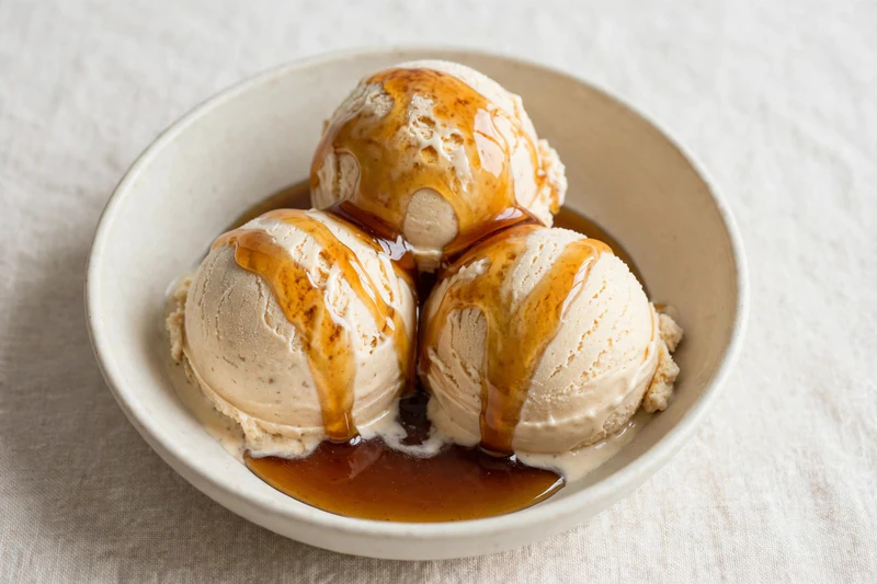 Crème glacée à l'érable maison
