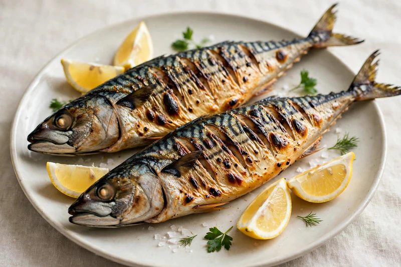 Grilled Mackerel with Salted Herbs