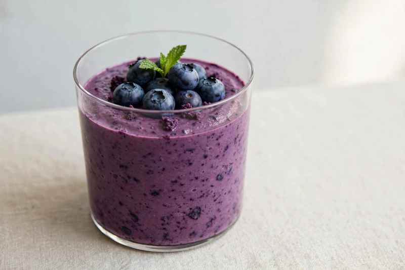 Mousse aux bleuets sauvages