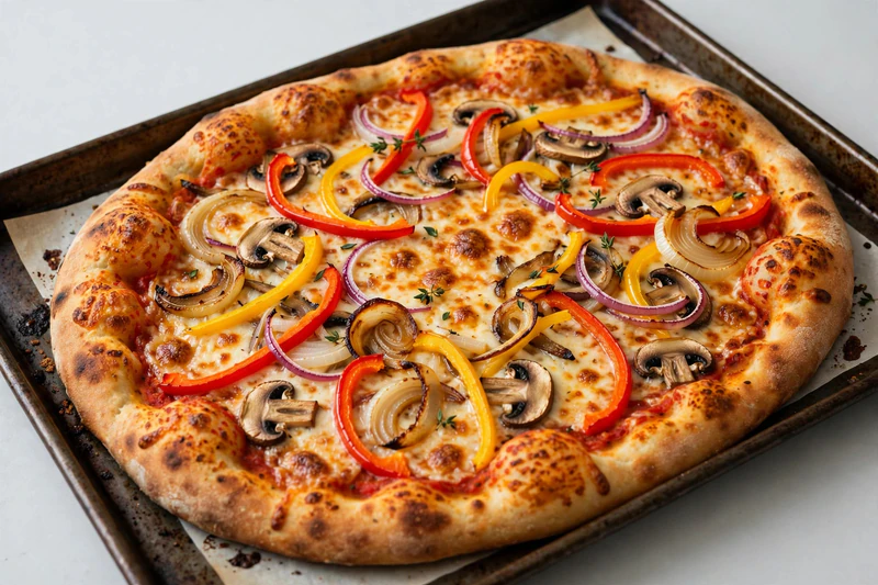 Pizza maison aux légumes du Québec