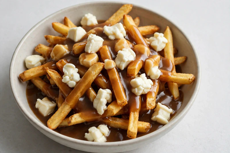 Poutine classique au fromage en grains