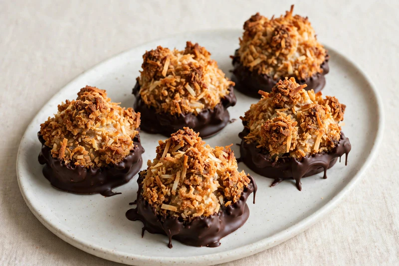 Rochers à la noix de coco et au chocolat