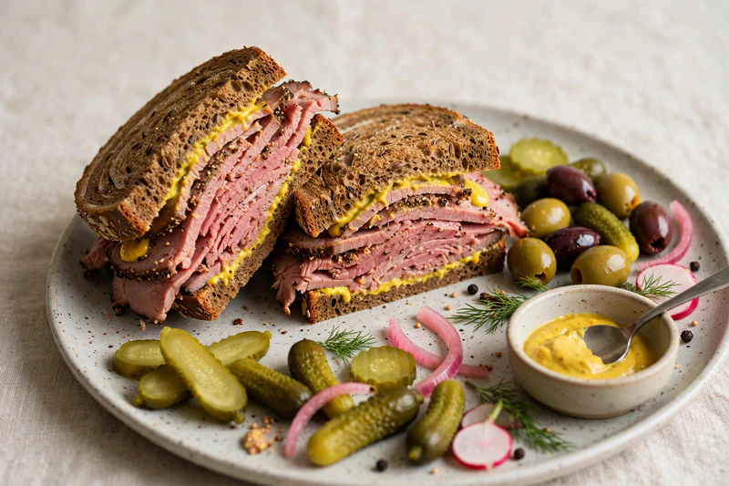 Sandwich montréalais au smoked meat