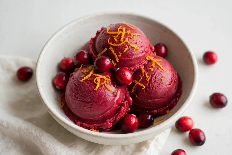 Cranberry Sorbet