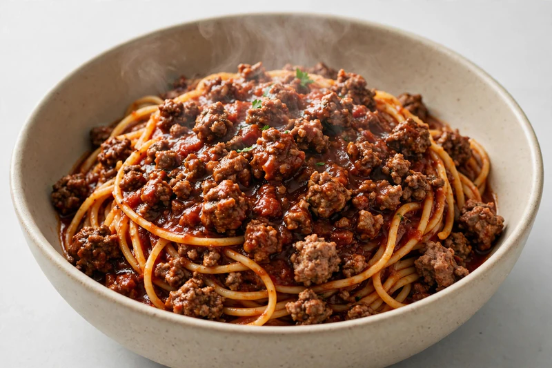 Spaghetti sauce à la viande à la québécoise