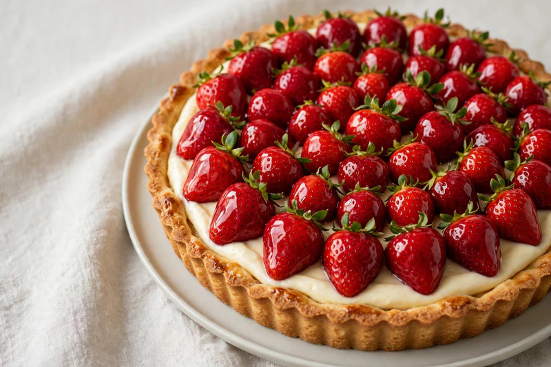 Tarte aux fraises du Québec