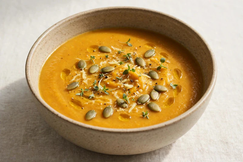 Velouté de citrouille au gingembre