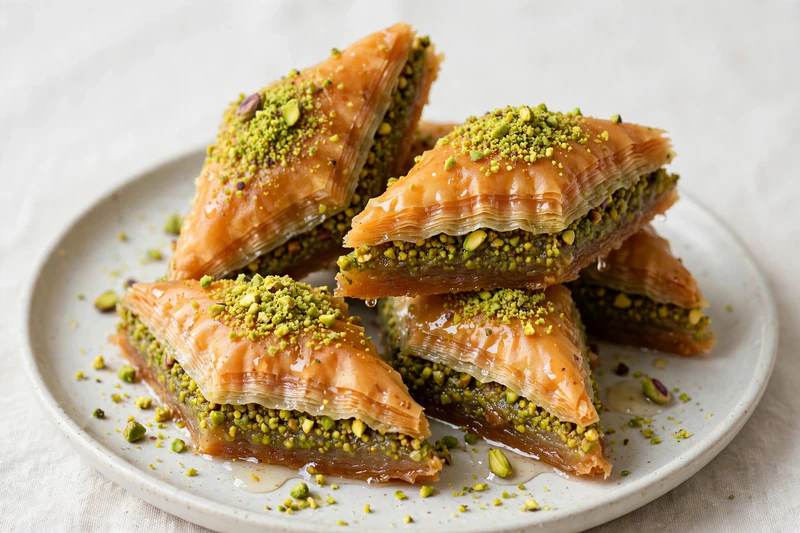 Baklava turque aux pistaches