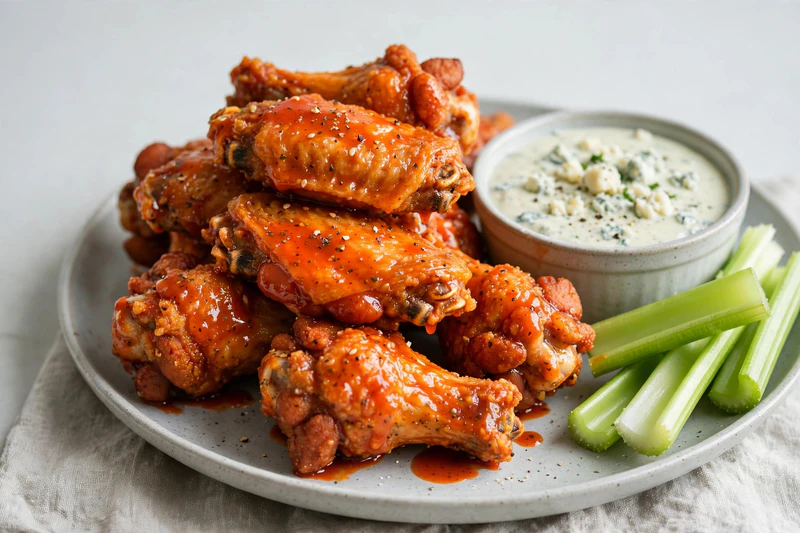 Ailes de poulet Buffalo au beurre