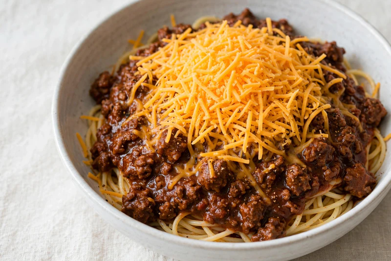 Chili de Cincinnati à la cannelle