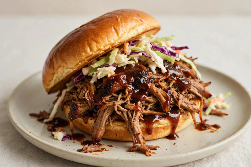 Porc effiloché à la sauce barbecue