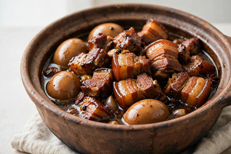 Thịt kho au porc caramélisé