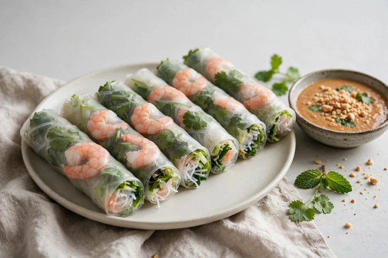 Rouleaux de printemps aux crevettes